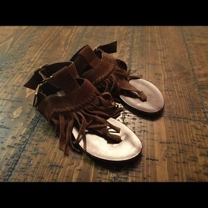 Steve Madden moccasin sandals, 6, NEW.